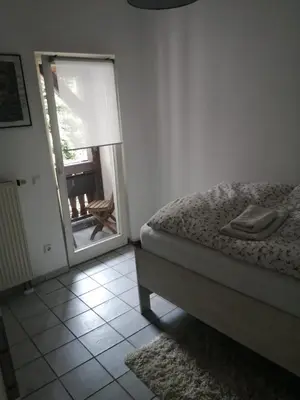 Ein Bett oder Betten in einem Zimmer der Unterkunft Schinderhannes