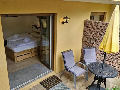 Ein Bett oder Betten in einem Zimmer der Unterkunft FVH Family Vacation Heidelberg