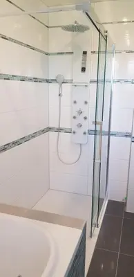 Ein Badezimmer in der Unterkunft Ferienwohnung Wendel