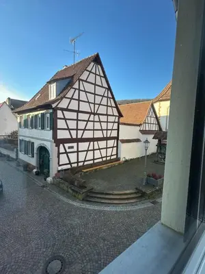 Das Gebäude in dem sich die Ferienwohnung befindet