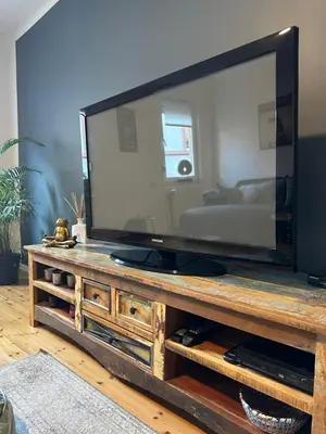 TV/Unterhaltungsangebot in der Unterkunft Ferienwohnung am Berg