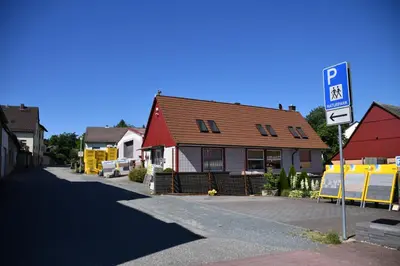 Das Gebäude in dem sich die Ferienwohnung befindet