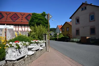 Ein Garten an der Unterkunft Loft Ziegelei