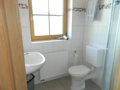 Ein Badezimmer in der Unterkunft Gästehaus Borniger