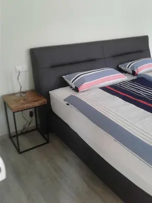 Ein Bett oder Betten in einem Zimmer der Unterkunft Kreuzdellenhof Ferienzimmer