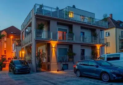 Das Gebäude in dem sich das Hotel befindet