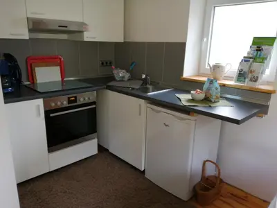 Küche/Küchenzeile in der Unterkunft Ferienhaus 