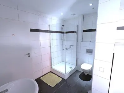 Ein Badezimmer in der Unterkunft AK-Monteurzimmer