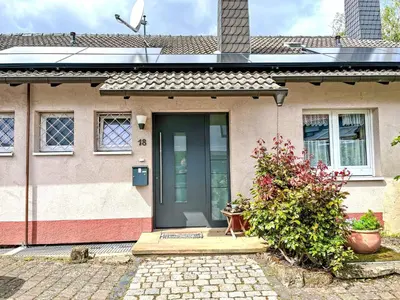 Das Gebäude in dem sich die Ferienwohnung befindet