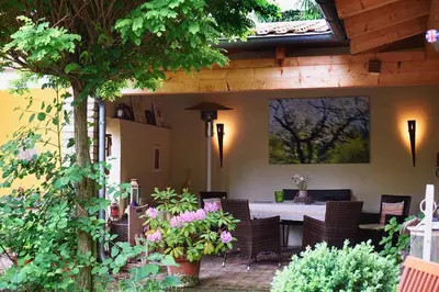 Ein Garten an der Unterkunft Biggi‘s Bed&Breakfast