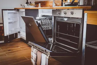 Küche/Küchenzeile in der Unterkunft BESIGHOMES außergewöhnliches Apartment LOFT im Herzen der Altstadt
