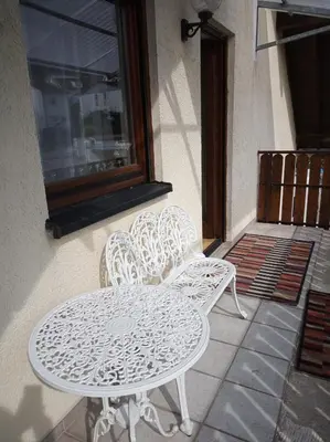 Ein Balkon oder eine Terrasse in der Unterkunft Natur und Aussicht