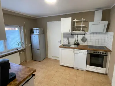 Küche/Küchenzeile in der Unterkunft Apartment Kieselsgrund