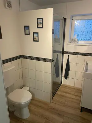Ein Badezimmer in der Unterkunft Apartment Kieselsgrund