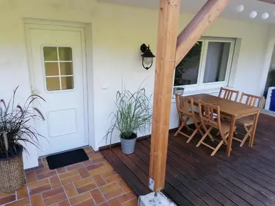 Ein Balkon oder eine Terrasse in der Unterkunft Apartment Kieselsgrund