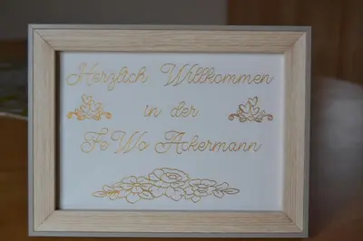 Grundriss der Unterkunft FeWo Ackermann