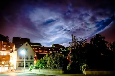 Das Gebäude in dem sich die Ferienwohnung befindet