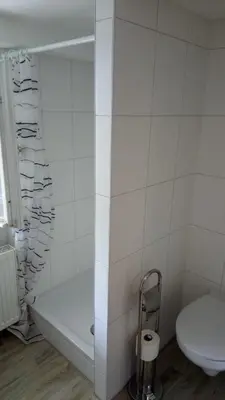 Ein Badezimmer in der Unterkunft Erholung im Grünen