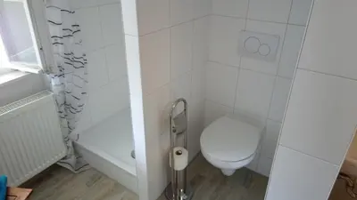 Ein Badezimmer in der Unterkunft Erholung im Grünen