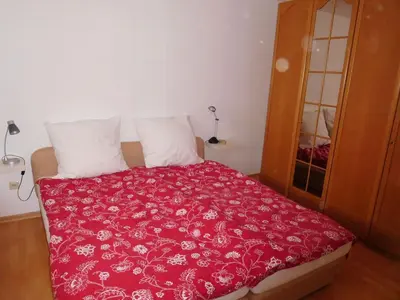 Ein Bett oder Betten in einem Zimmer der Unterkunft Wohnung im Herzen von Ettlingen