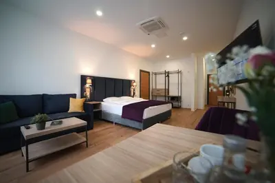 Ein Bett oder Betten in einem Zimmer der Unterkunft DIWOTEL by Trip Inn Frankfurt Airport Dreieich