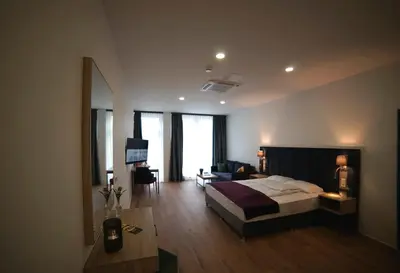 Ein Bett oder Betten in einem Zimmer der Unterkunft DIWOTEL by Trip Inn Frankfurt Airport Dreieich
