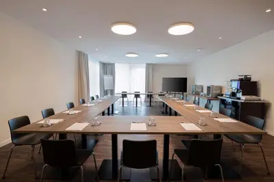 Der Geschäftsbereich oder Konferenzraum in der Unterkunft Hampton By Hilton Kaiserslautern