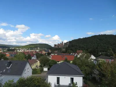 Ein allgemeiner Bergblick oder ein Berglick von der Ferienwohnung aus