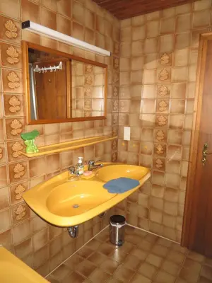 Ein Badezimmer in der Unterkunft Ferienwohnung Panorama