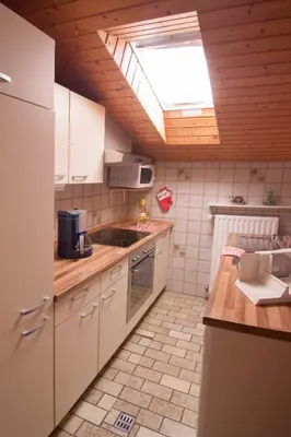Küche/Küchenzeile in der Unterkunft Ferienwohnungen Haus Fernblick