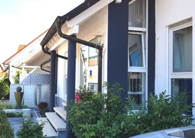 Das Gebäude in dem sich die Ferienwohnung befindet
