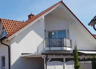 Das Gebäude in dem sich die Ferienwohnung befindet