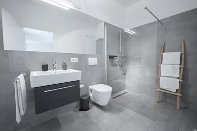 Ein Badezimmer in der Unterkunft Prime Park Apartment Aschaffenburg