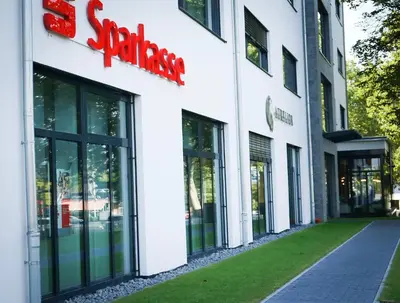 Das Gebäude in dem sich die Ferienwohnung befindet