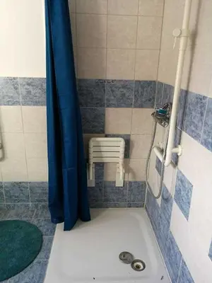Ein Badezimmer in der Unterkunft Ferienwohnung Burg Lindenfels