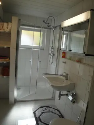 Ein Badezimmer in der Unterkunft Spatzennest