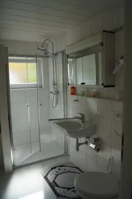 Ein Badezimmer in der Unterkunft Spatzennest