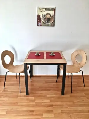 Ein Sitzbereich in der Unterkunft Ferienwohnung Asal