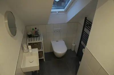Ein Badezimmer in der Unterkunft Luxury Apartment Weingarten