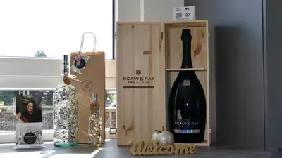 Getränke in der Unterkunft Luxury Apartment Weingarten