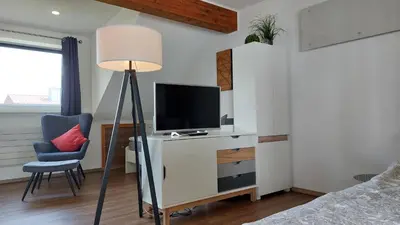 TV/Unterhaltungsangebot in der Unterkunft Ferienwohnung Kohl'sche Hof