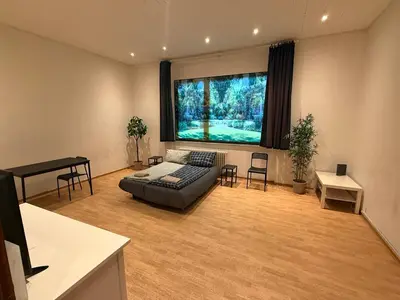 Ein Bett oder Betten in einem Zimmer der Unterkunft Monteurwohnung im Zentrum