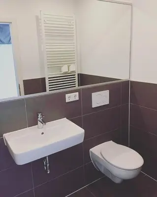 Ein Badezimmer in der Unterkunft Hotel Rodgau