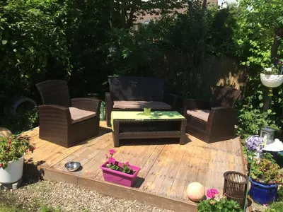 Ein Garten an der Unterkunft Apartment Adam