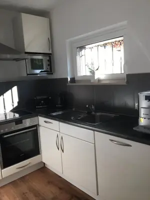 Küche/Küchenzeile in der Unterkunft Landhaus