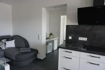 Küche/Küchenzeile in der Unterkunft Ferienwohnung Schauinsland