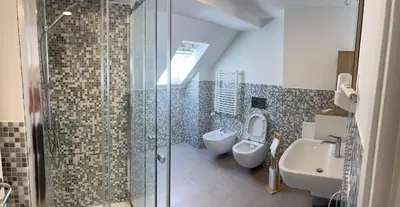 Ein Badezimmer in der Unterkunft Main-Apartments