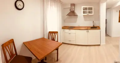 Küche/Küchenzeile in der Unterkunft Main-Apartments