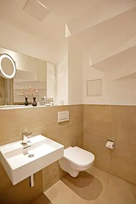 Ein Badezimmer in der Unterkunft Rieslinghof