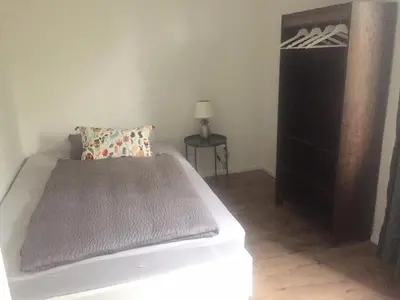 Ein Bett oder Betten in einem Zimmer der Unterkunft Michaelsbergblick